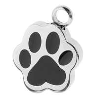 Memorial Urn for Ashes Dog Cat Paw Print Heart Cremation Pendant Keepsake