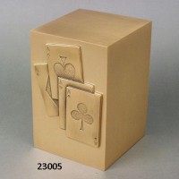 Bronze Brass Cube Memorial Urns