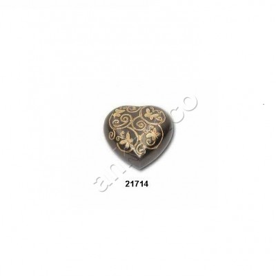 Brass Heart Keepsake Urns