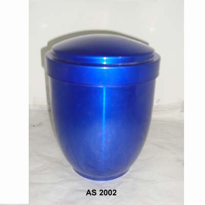 Blue European Cremation Urn