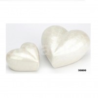 Pearl Aluminium Heart Keepsake Urn