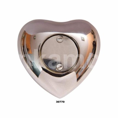 Brass Heart Keepsake Urn