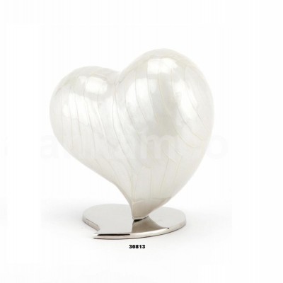 PEARL HEART KEEPSAKE URN