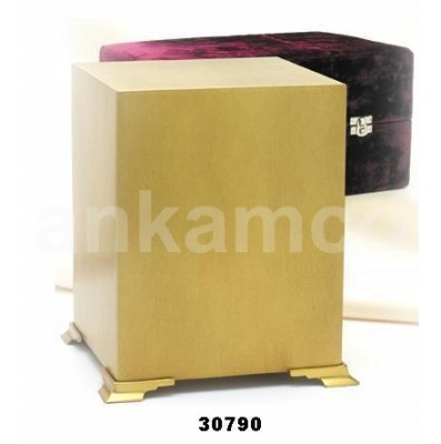 Bronze Cube Cremation Urn For Human Ashes