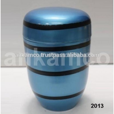 European Blue Cremation Urns