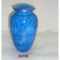 Blue Marble Aluminium Urns