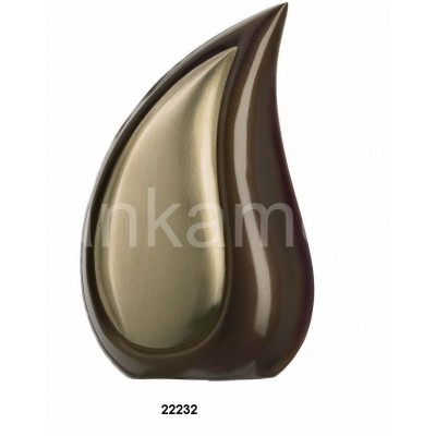 Brown & Bronze Teardrop Urns