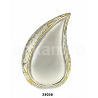 Silver Gold Brass Tear Drop Urn